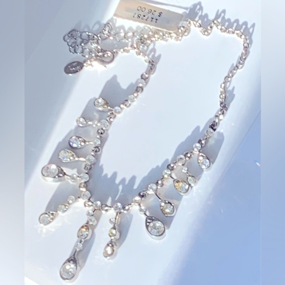 🦏 Rhinestone Dangle Necklace by Cookie Lee - Picture 9 of 9